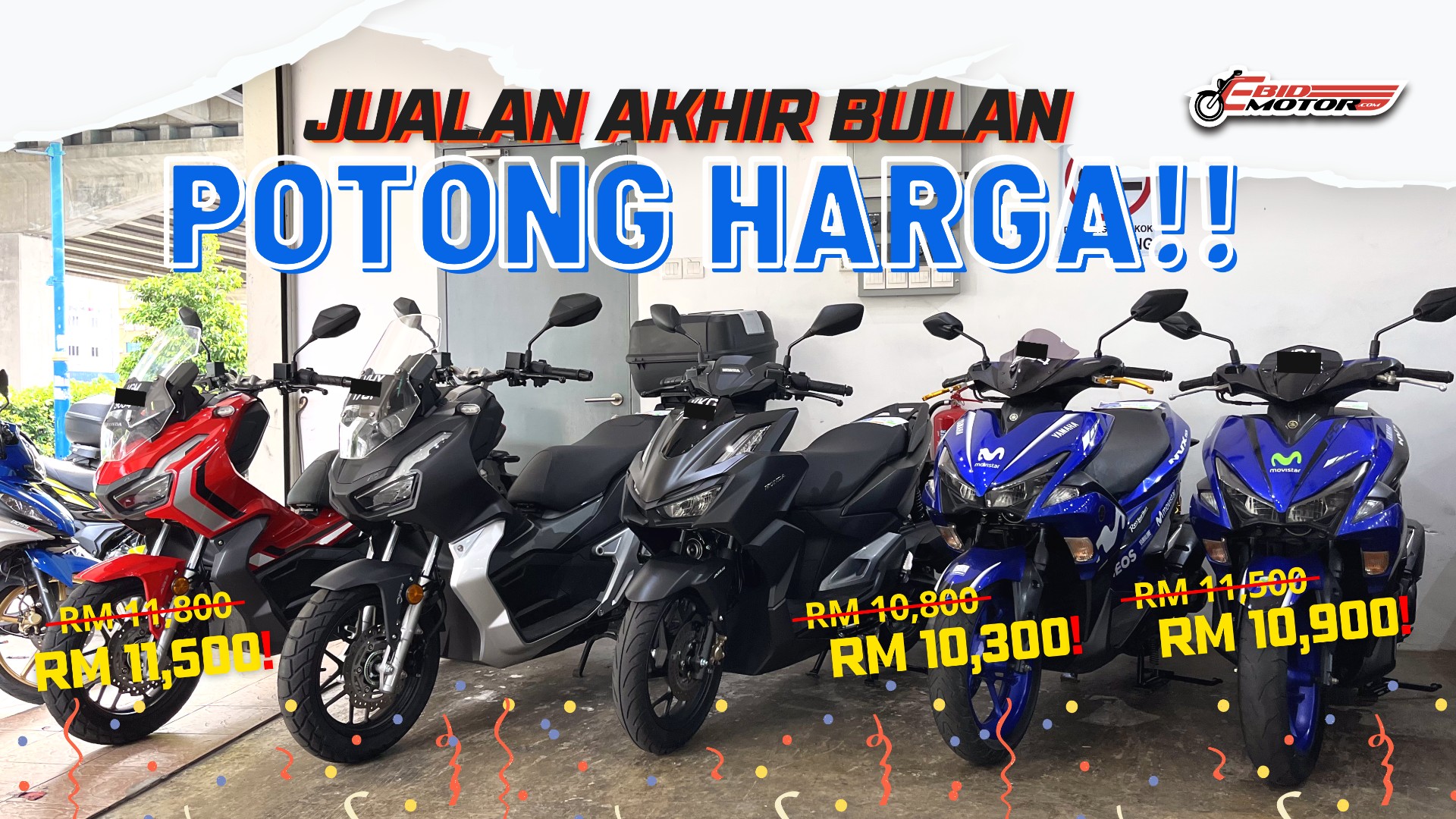 NVX 155, ADV150 & Vario 160 Harga Runtuh Lunyai Serendah RM10.3K!