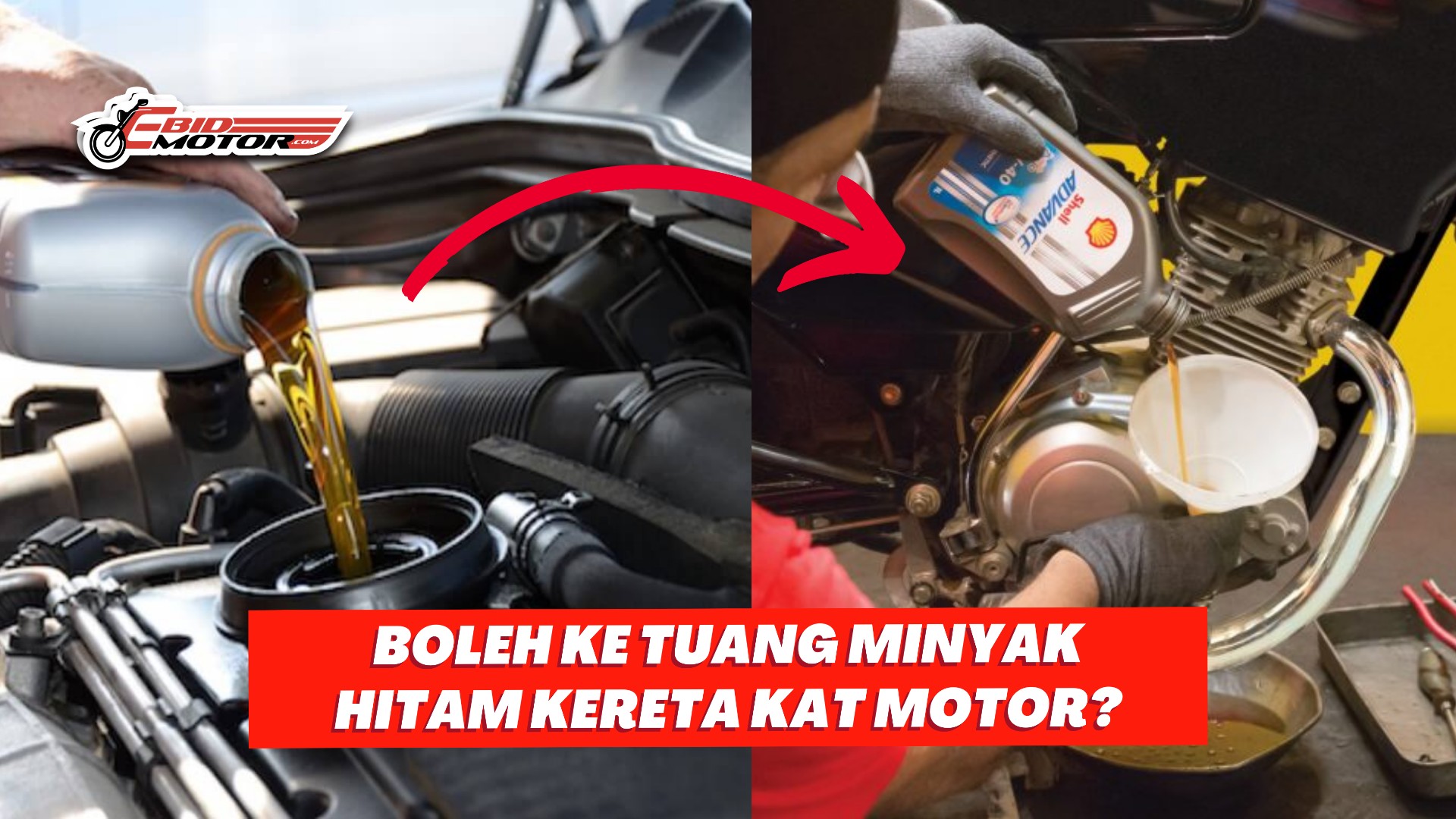 Servis Motor Guna Minyak Hitam Kereta Boleh Bikin Motor Lagi Power?!