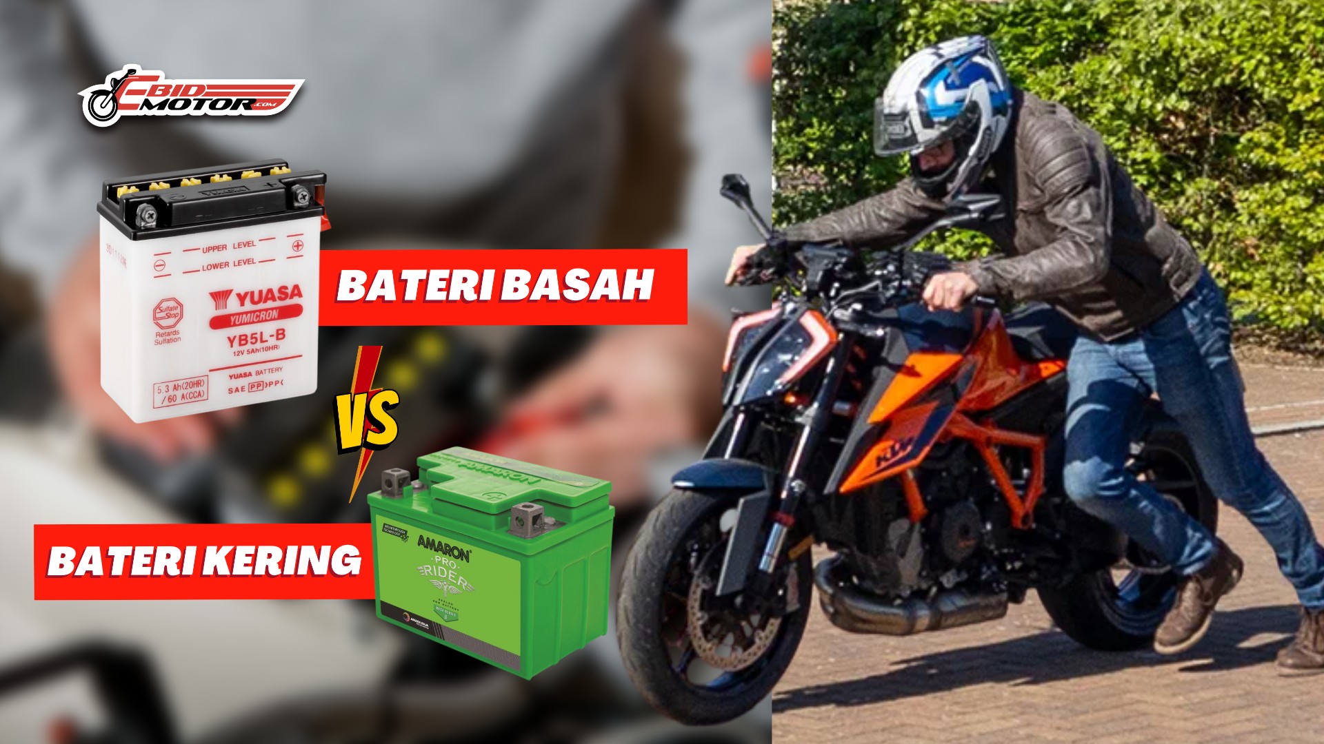 Salah Pakai Bateri Boleh Jahanamkan Motor? Nak Pilih Bateri Kering @ Basah!?