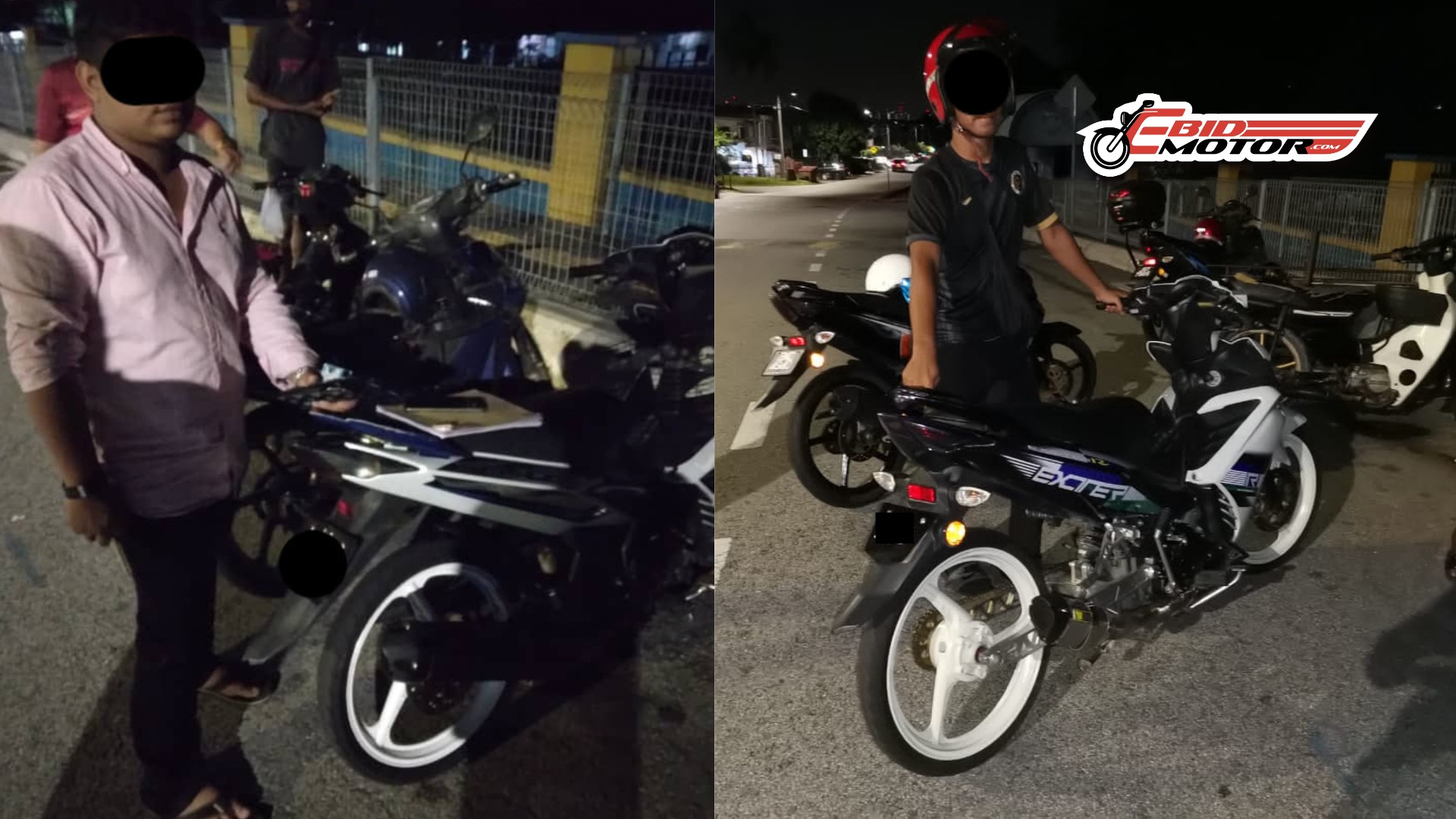 Polis Ampang Tahan Mat Rempit Warga Asing, Siap Merempit Dan Ubah Suai Ekzos!