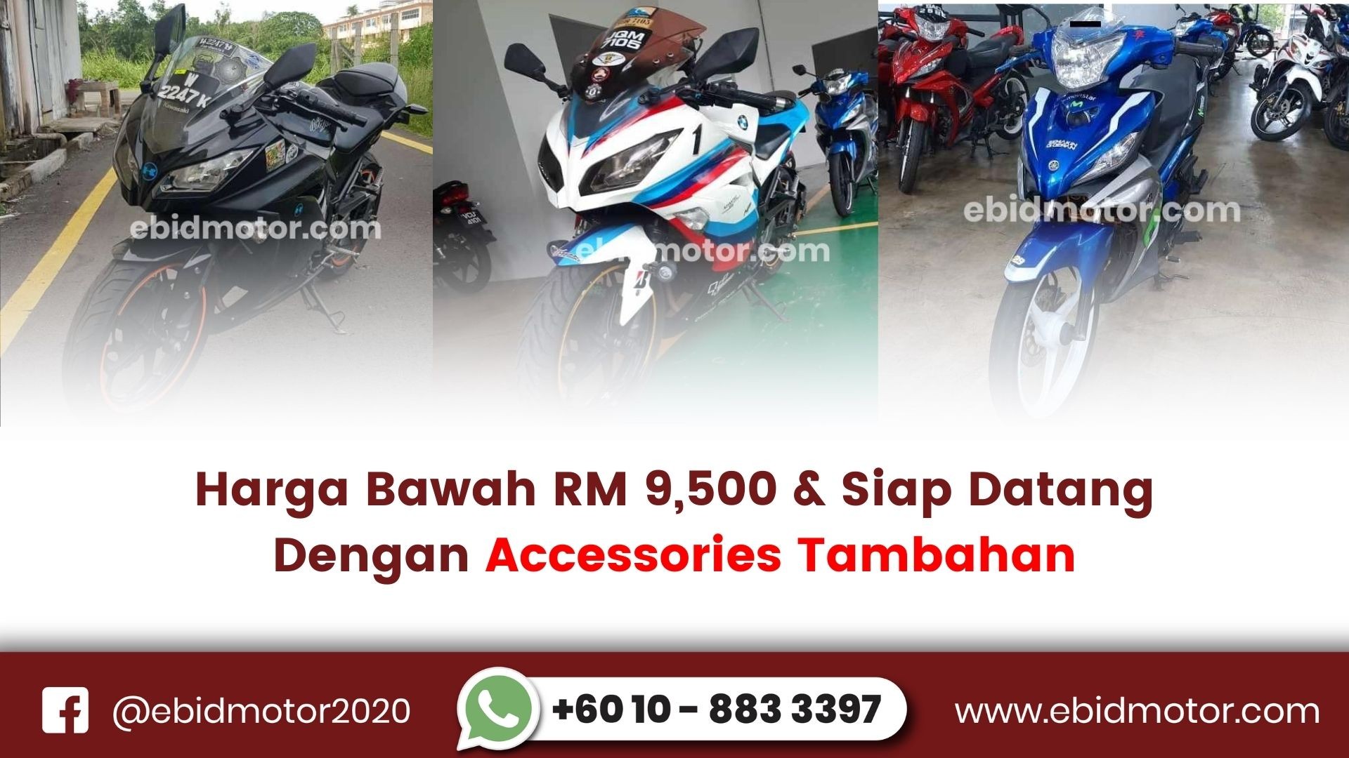 Jangan Membeli Jika Motosikal Tiada Accessories Tambahan Seperti Kami!