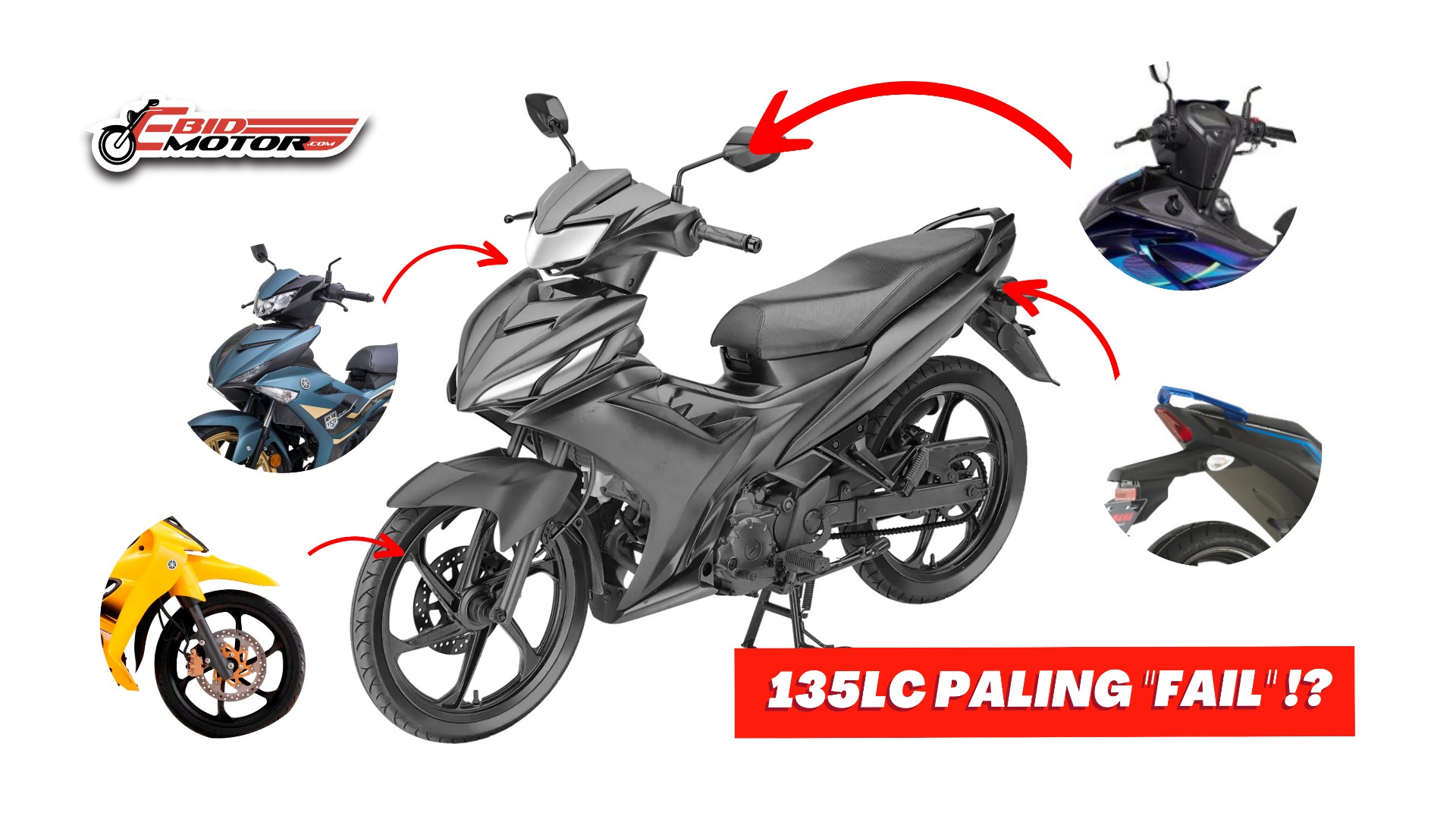 135LC Fi V8 Sebenarnya Kasi 'BUSUKKAN' Nama & Generasi 135LC!!!?