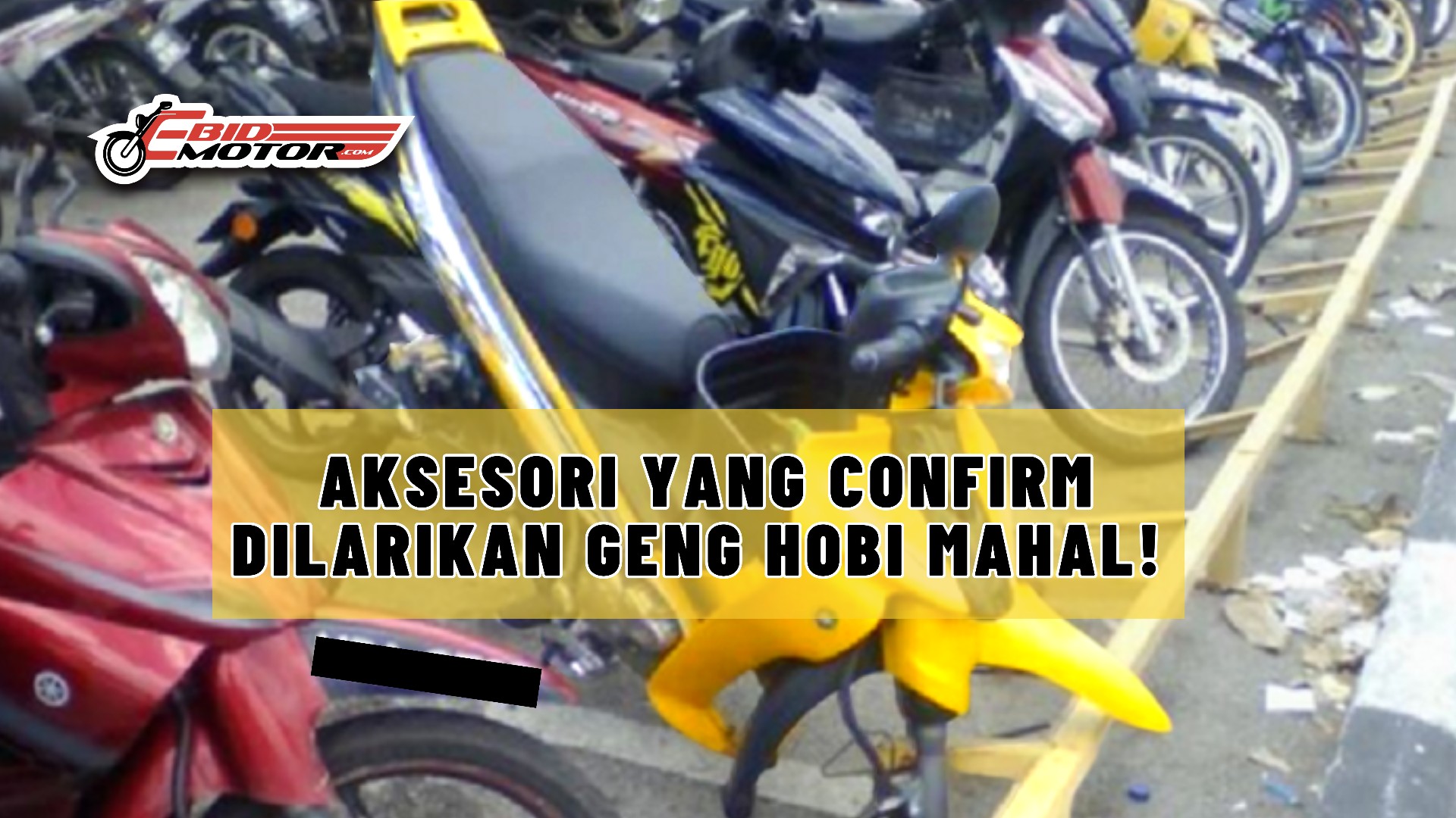 6 Aksesori Motosikal Kegemaran Pencuri CONFIRM Menangis Kalau Hilang!