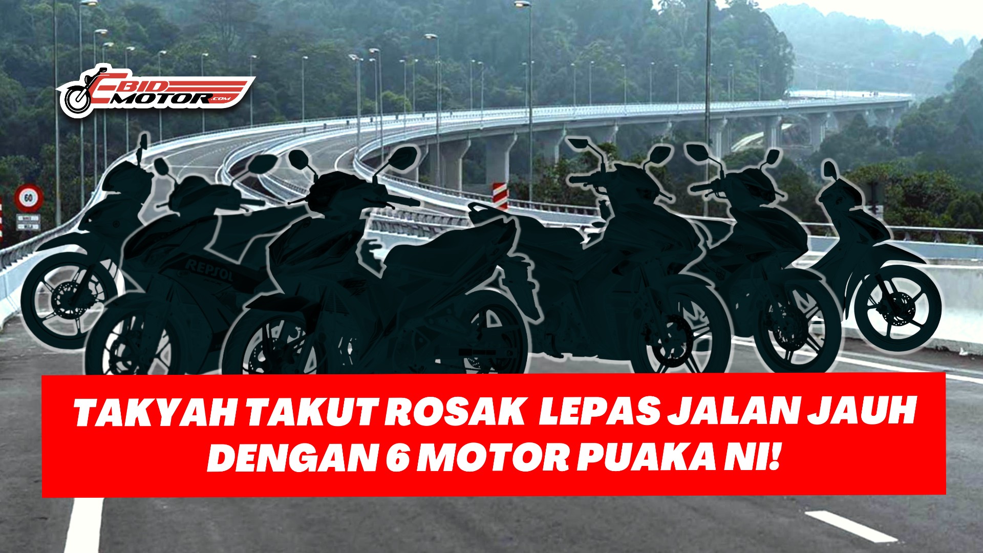 Top 6 KAPCAI Paling KEBAL JAHANAM Untuk Trip Lebih 200km Sehari! 