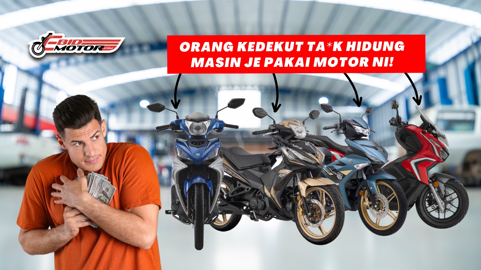 Korang Rider Yang BERKIRA Keluar Duit? Ini 12 Motor NGAM Untuk Orang Kedekut! 