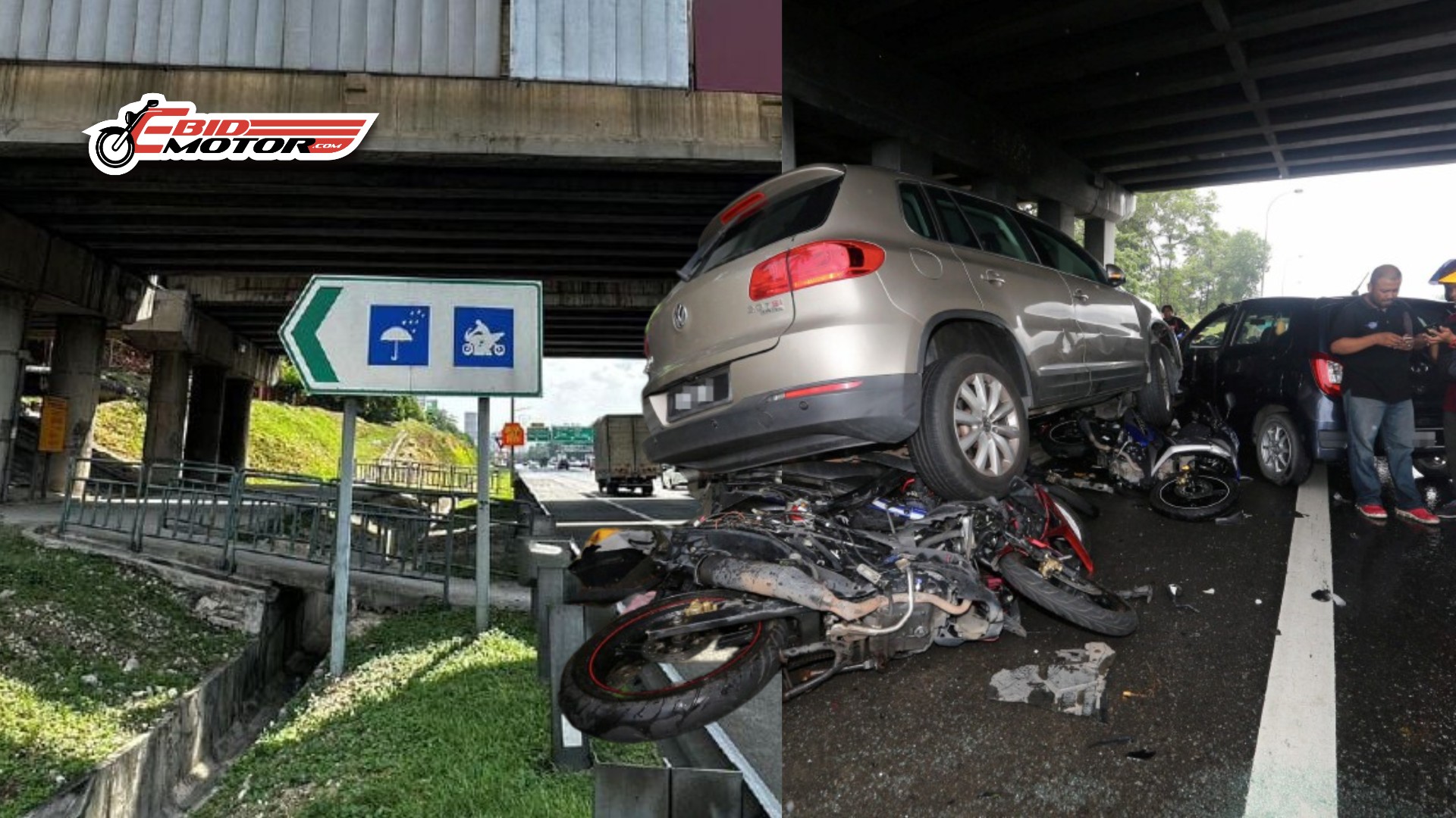 Rider Motor Tak Perlu Gadai Nyawa, Kerajaan Lulus Tambah 119 Tempat Berteduh Motor!