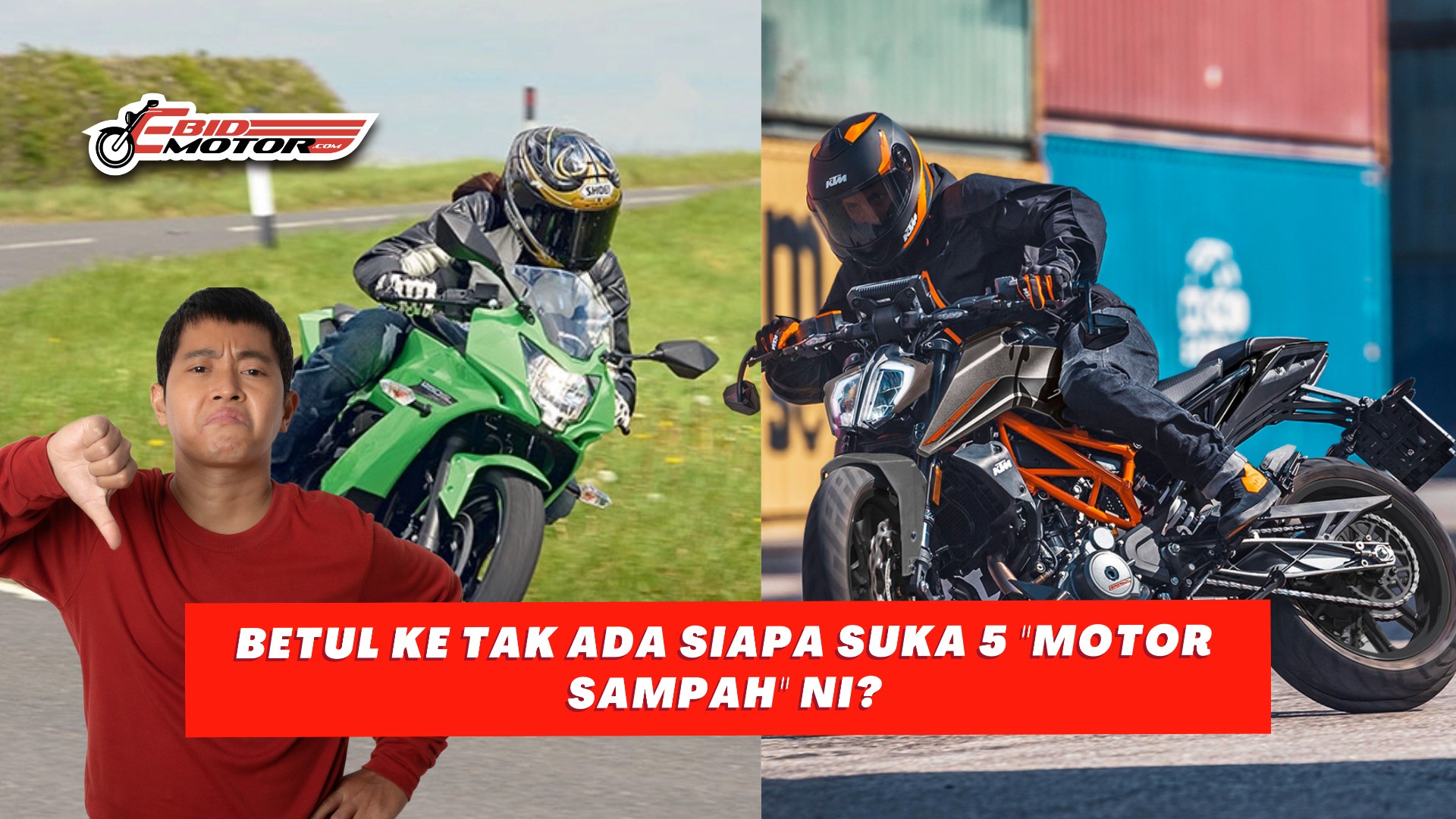 5 Motor Kerap Digelar 'Sampah' Tapi Sebenarnya Bagus Dan Tahan Lasak!