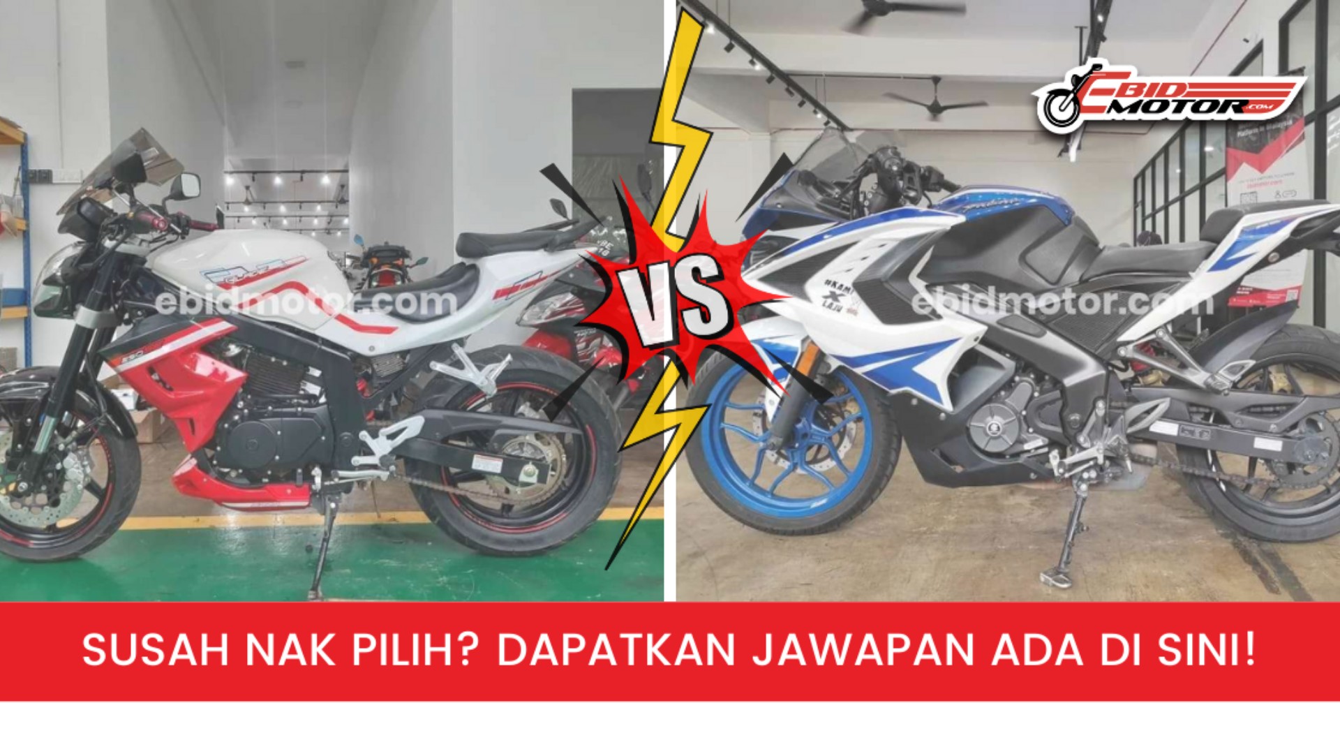 Modenas Pulsar 200 Atau Naza Blade RS 250 Paling Sesuai Dengan Saya?