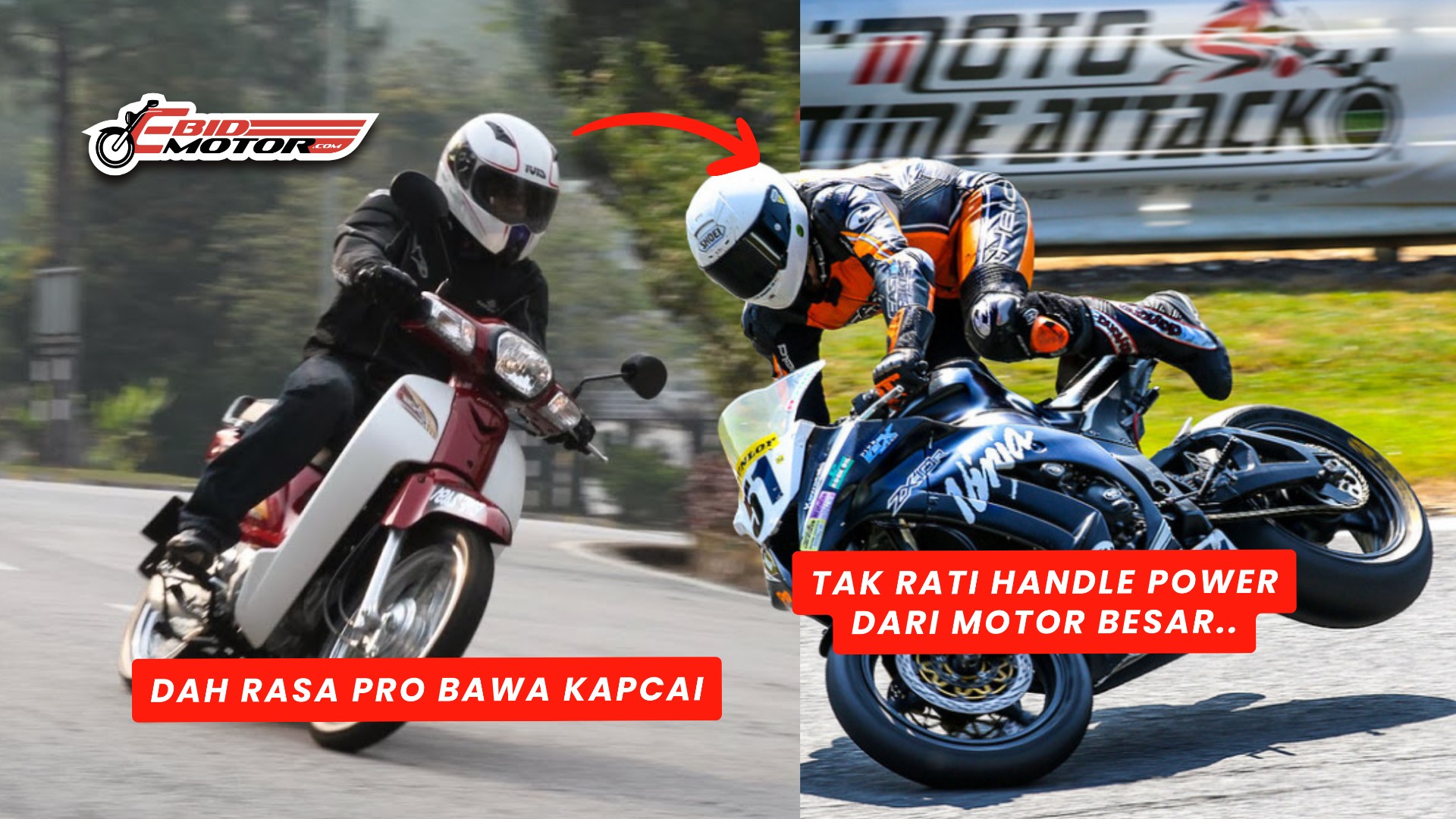 Boleh Ke Lompat Dari Kapcai Ke Motor Besar Tanpa Sebarang Basic Motor Besar?