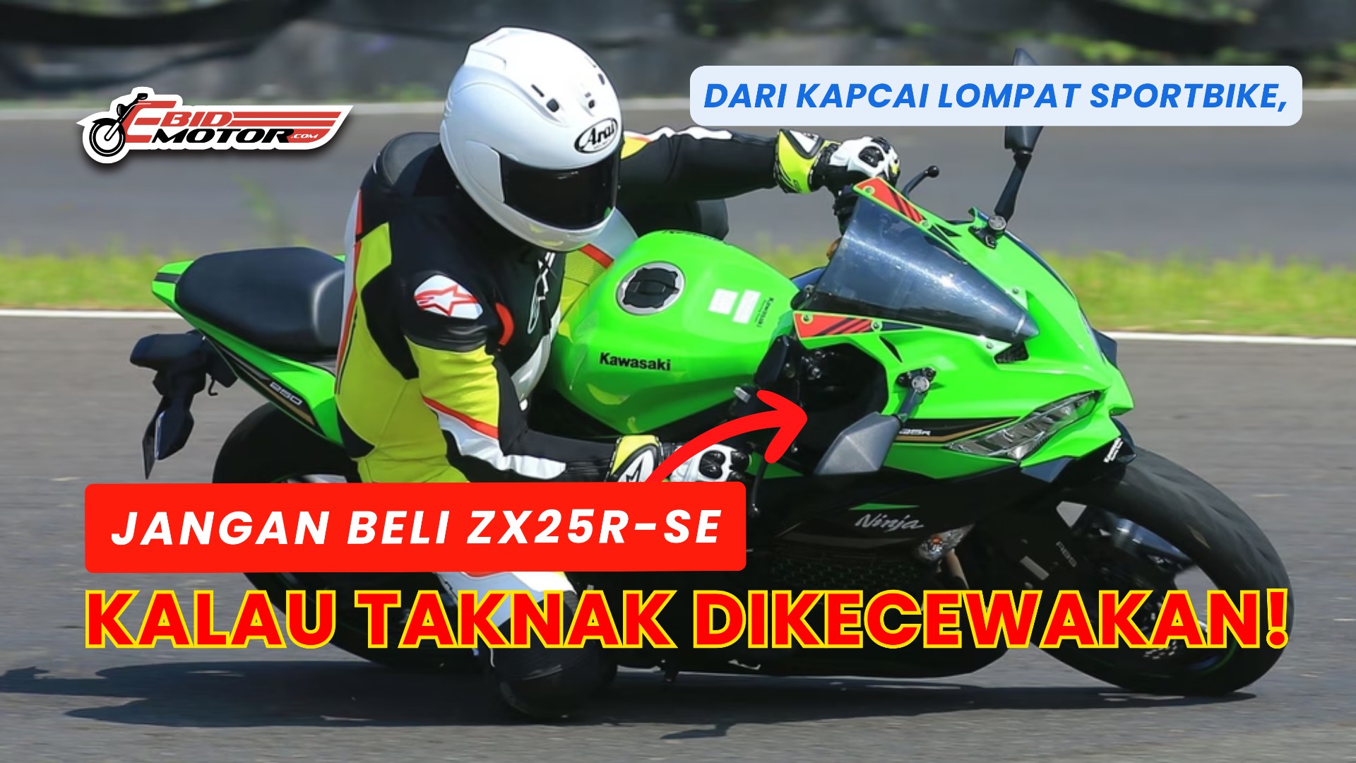 #Testride: Reviu Modenas Ninja ZX-25R SE Dari Kacamata Mat Kapcai!