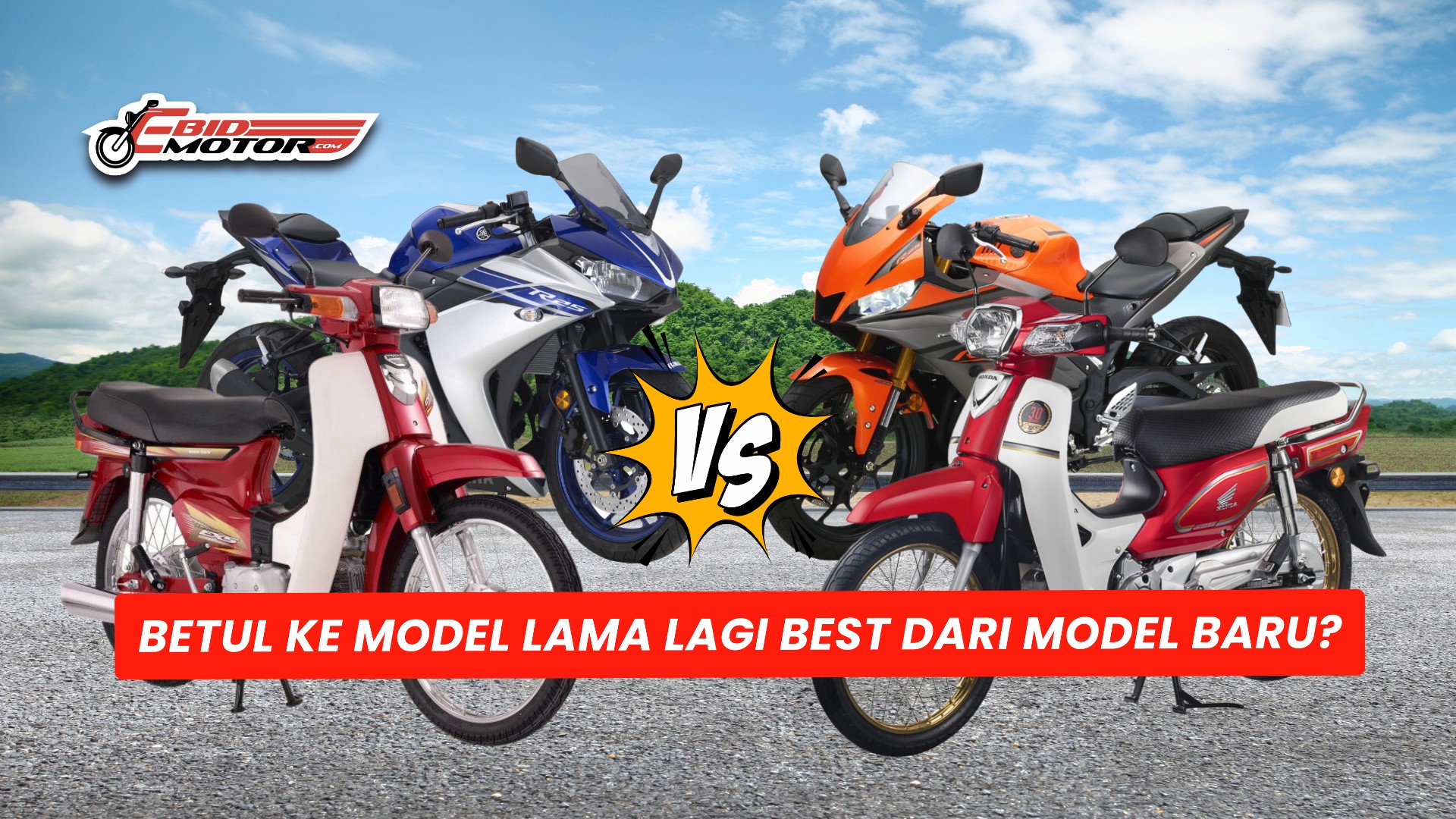 6 Motosikal Yang Ada Versi Lama Lebih 'Sporty' Berbanding Versi Terbarunya!