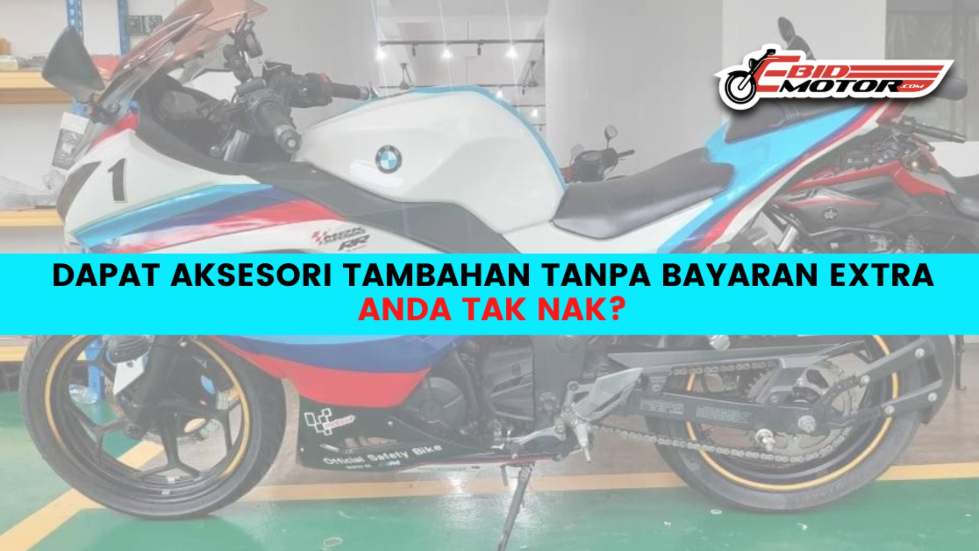 Motor Dengan Aksesori Tambahan Yang Boleh Jimat Sehingga RM1,300!