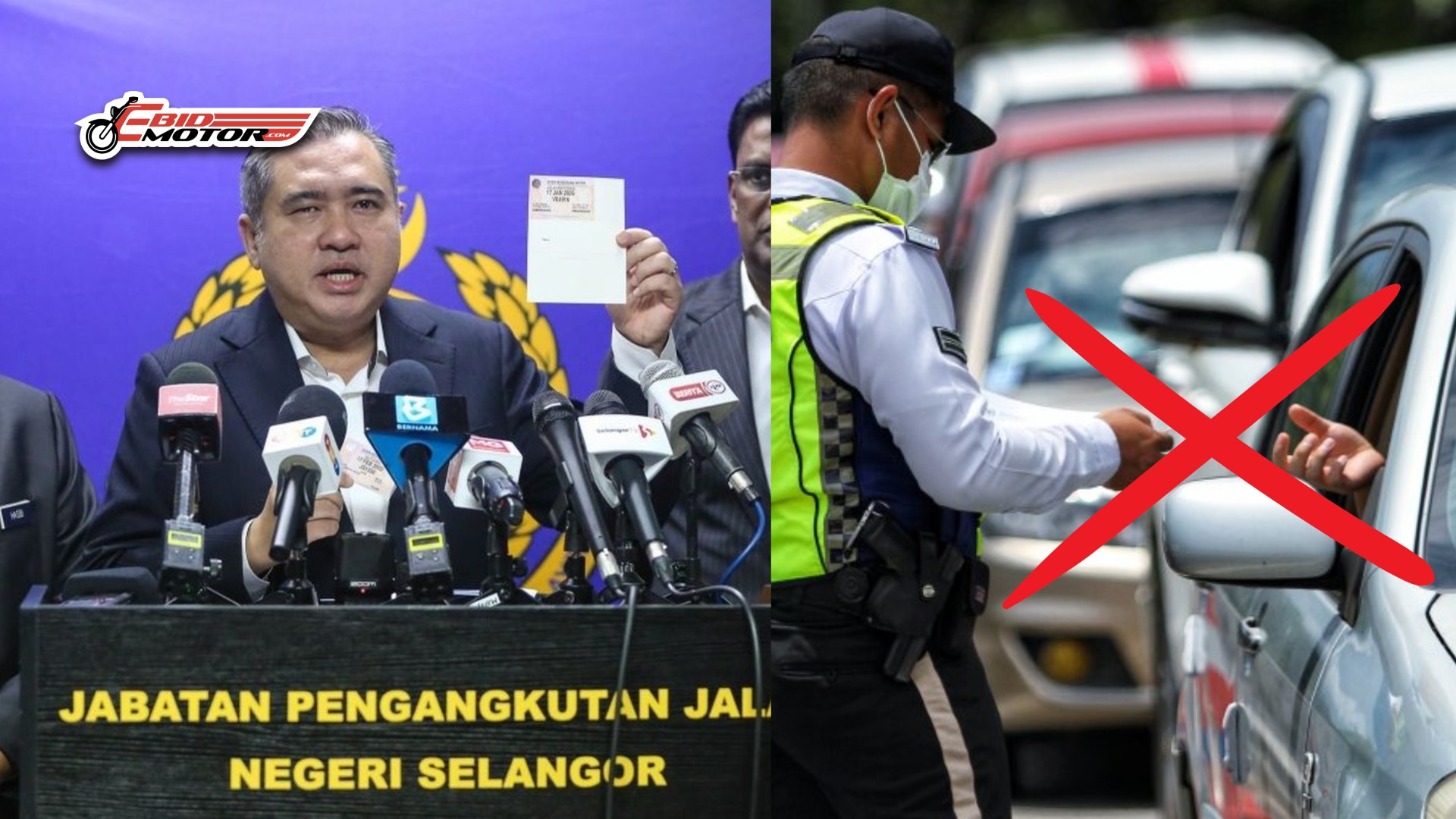 Kerajaan Perkenal Roadtax & Lesen Baru, Tak Perlu Tunjuk Doc. Fizikal Mulai Feb!