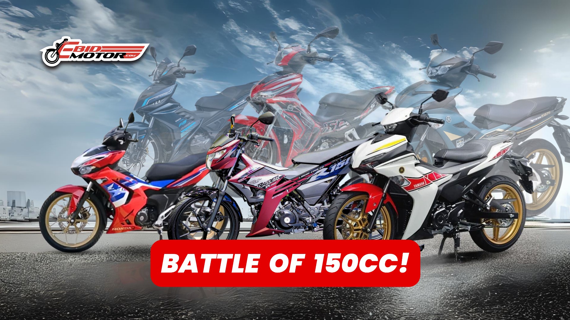 Inilah Senarai Kapcai 150cc Paling Berdesup Sehingga Paling NOOB Untuk 2024!