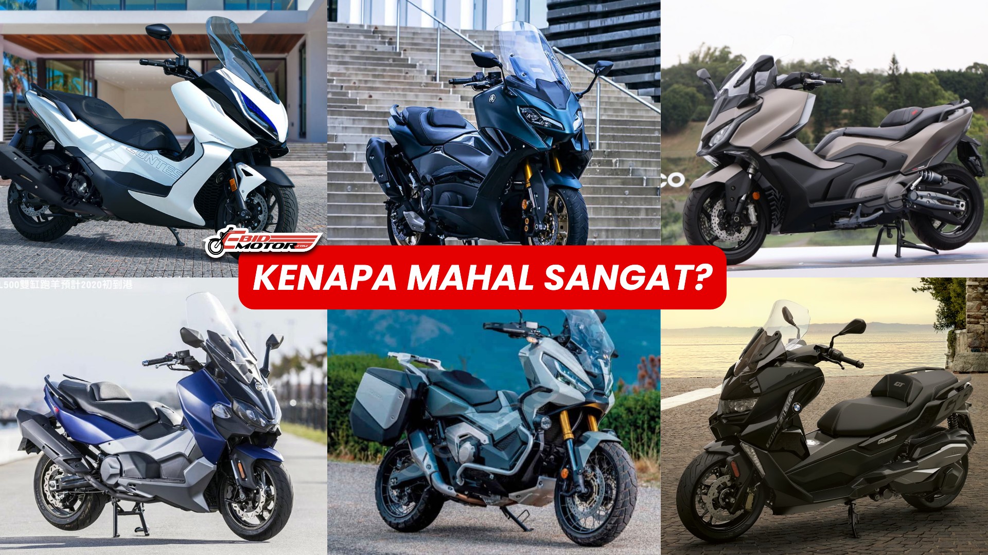 Harga Dah Macam Beli Kereta, Kenapa Skuter Maxi Mahal?