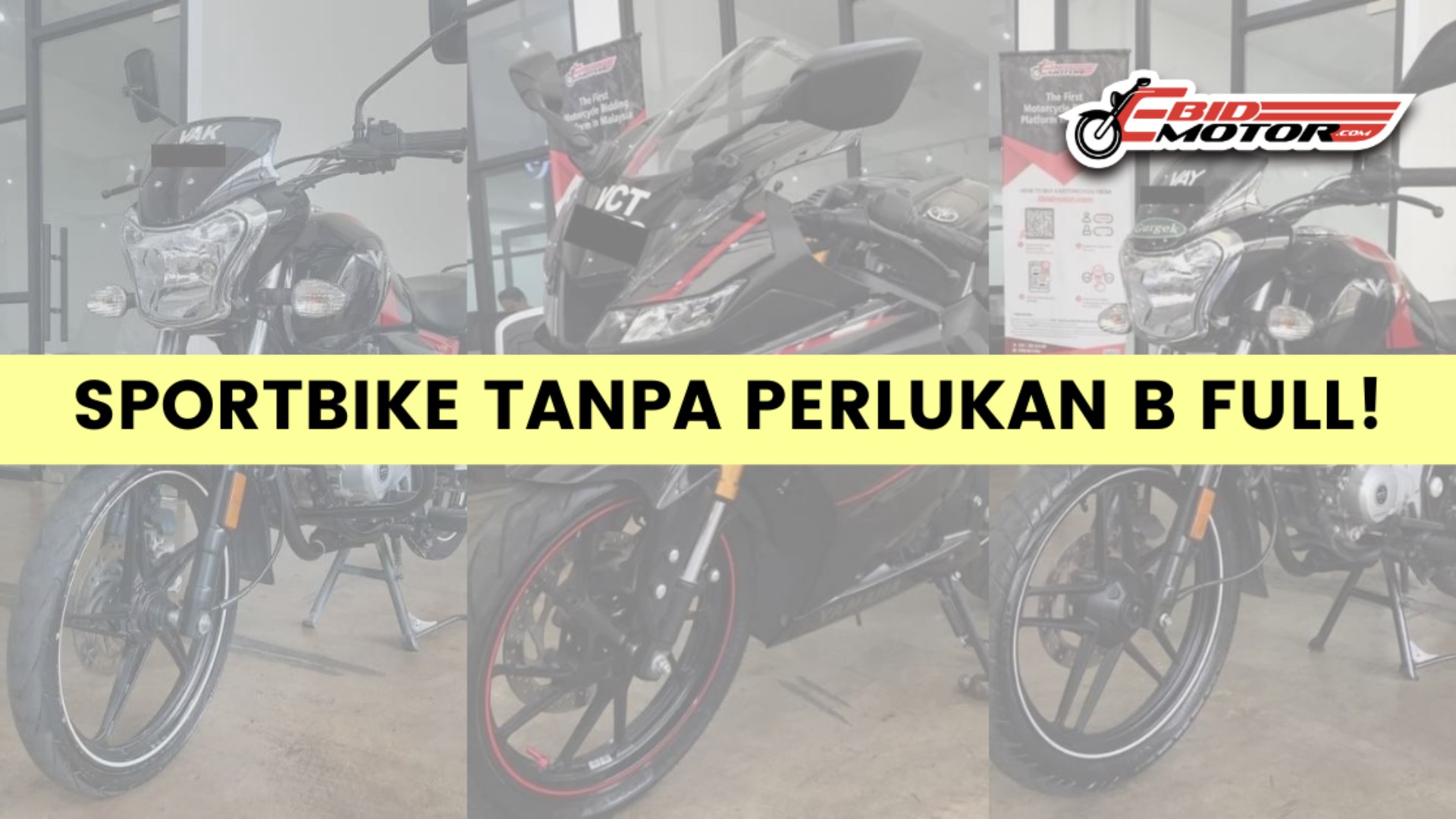 Berminat Dengan Sportbike Tetapi Risau Tidak Mampu? Inilah Alternatif Untuk Anda!