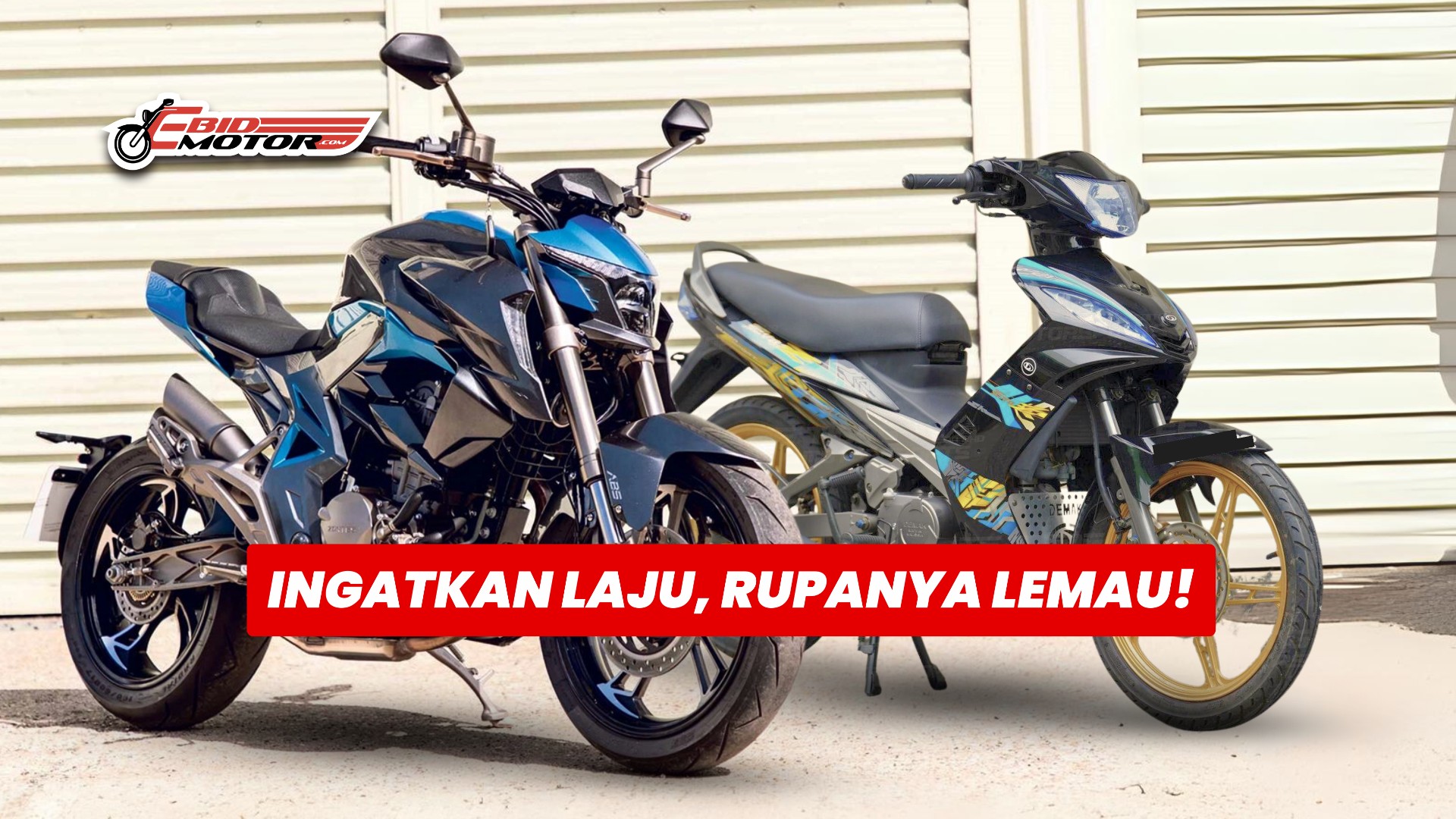 4 Motor Haprak Yang Nampak Macam Laju Tapi Tidak!