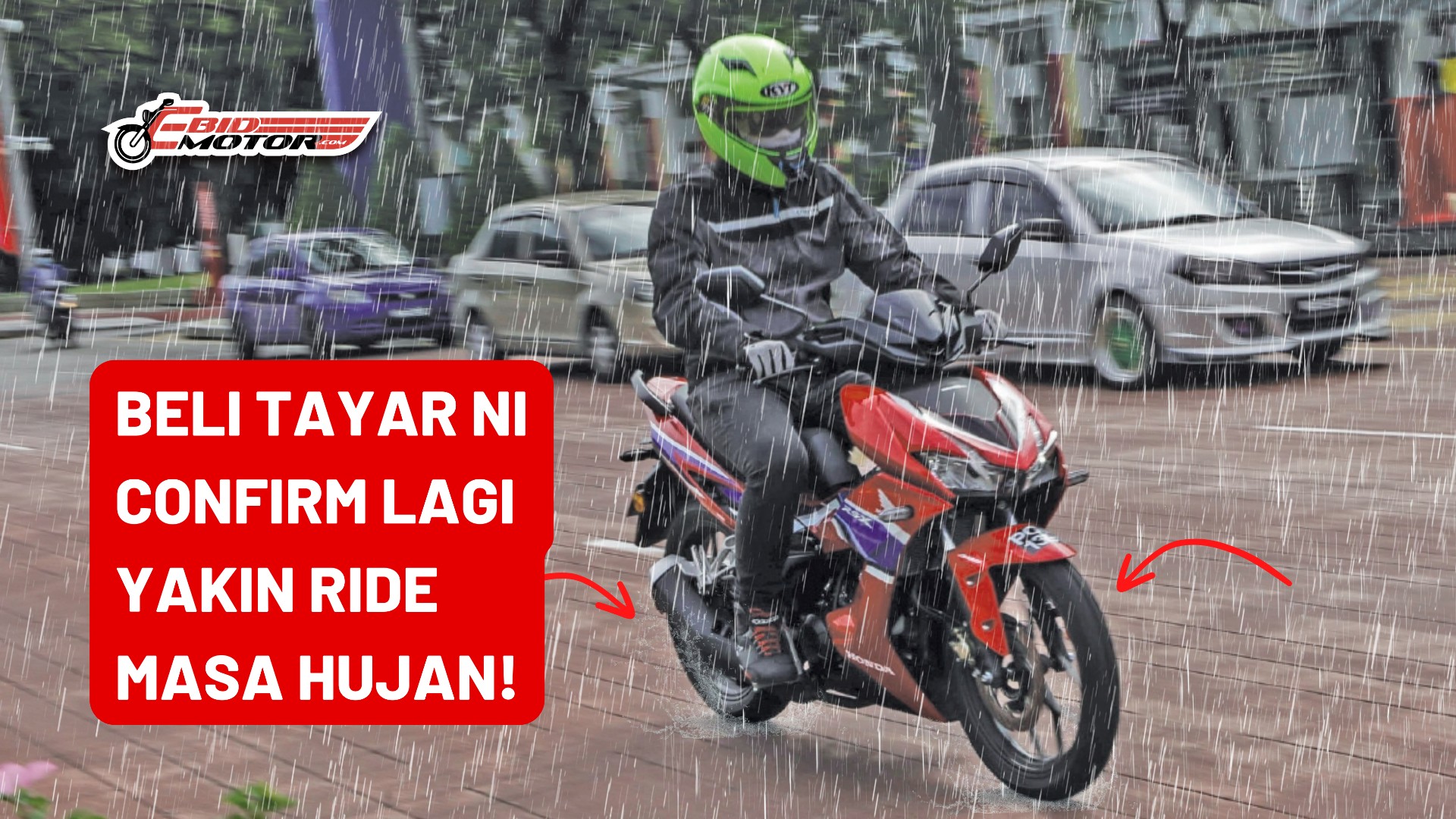 5 Tayar Motor Paling MUJARAB Untuk Digunakan Pada Musim Hujan-Panas!