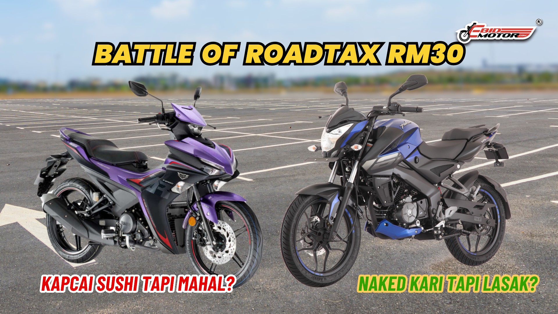 Modenas Pulsar NS160 VS Yamaha Y16ZR - Naked Murah @ Kapcai Panas?