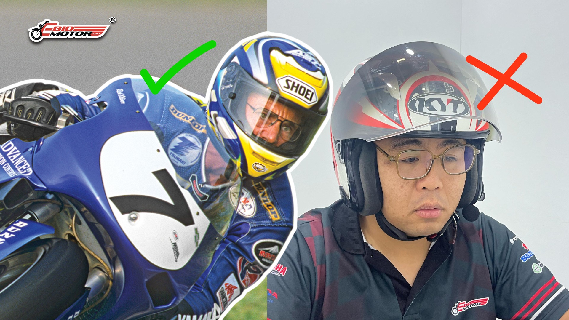Inilah 10 Helmet Yang Mesra Rider Empat Mata!