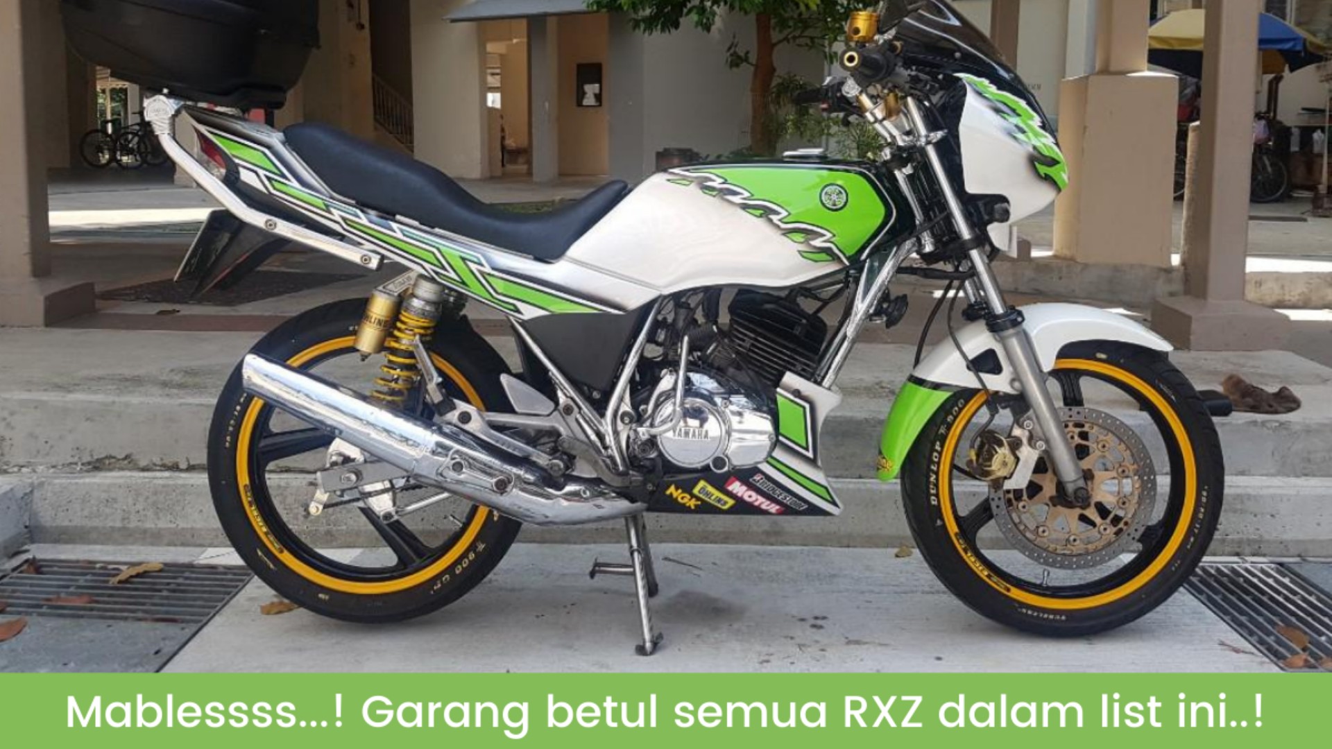 Koleksi gambar Yamaha RXZ modified! Ini baru lah 90an punya feel! Rugi tak SHARE!