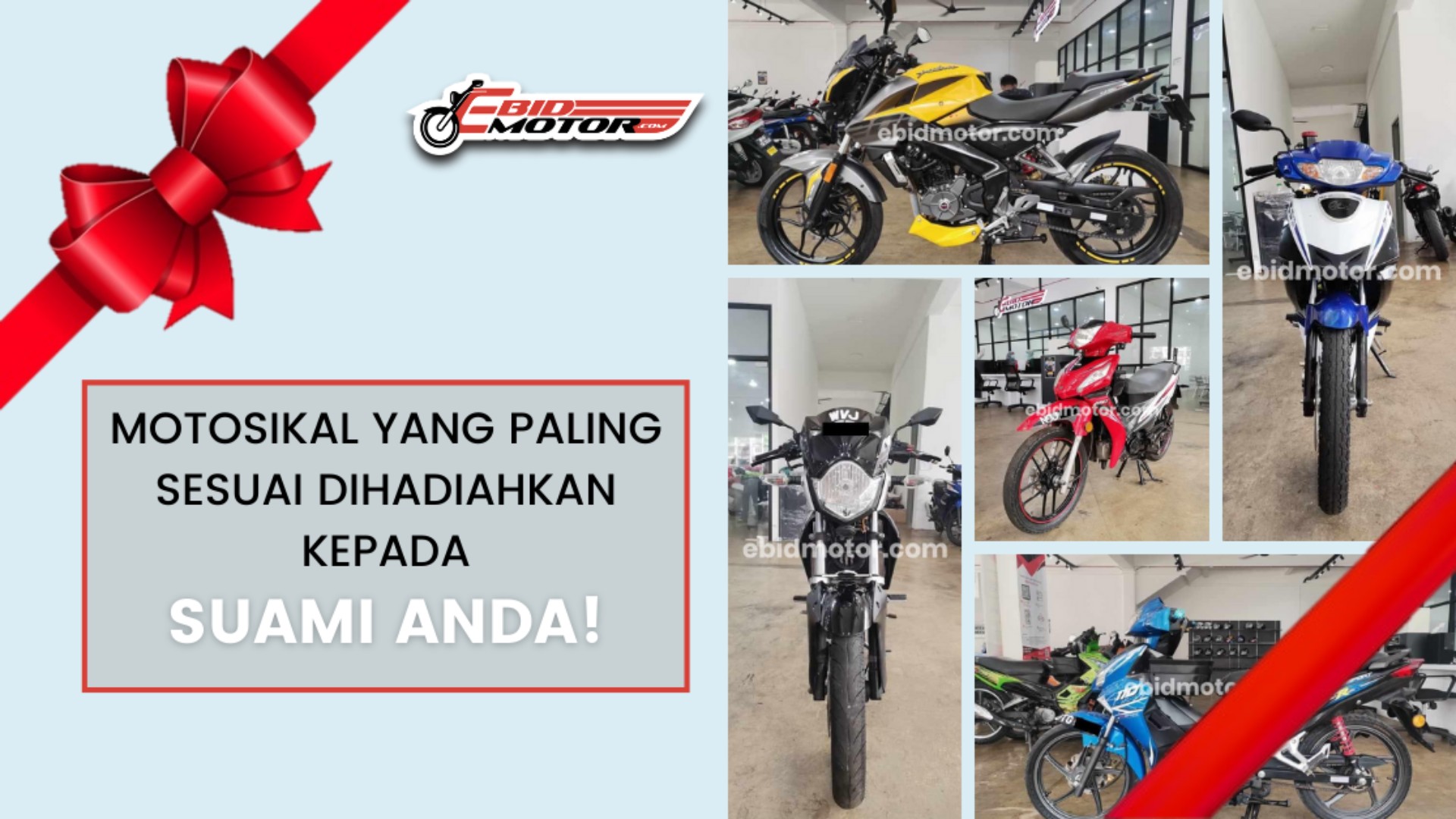 Hadiahkan Motor Ini Kepada Suami Yang Mencari Rezeki Untuk Family! Suami Pasti Suka!