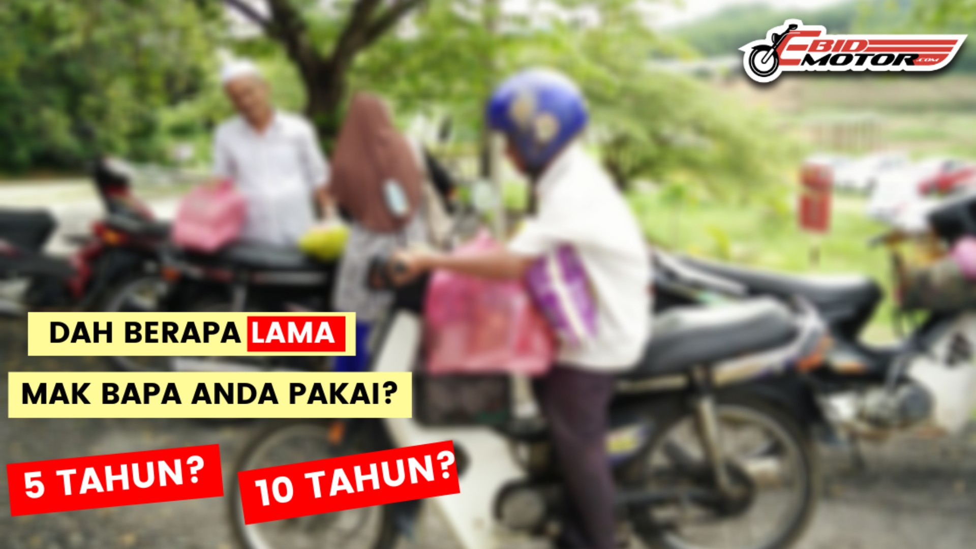 Demi Keselamatan Mak Bapa Korang, Tukar Jeh Motor Lama Kepada Baru!