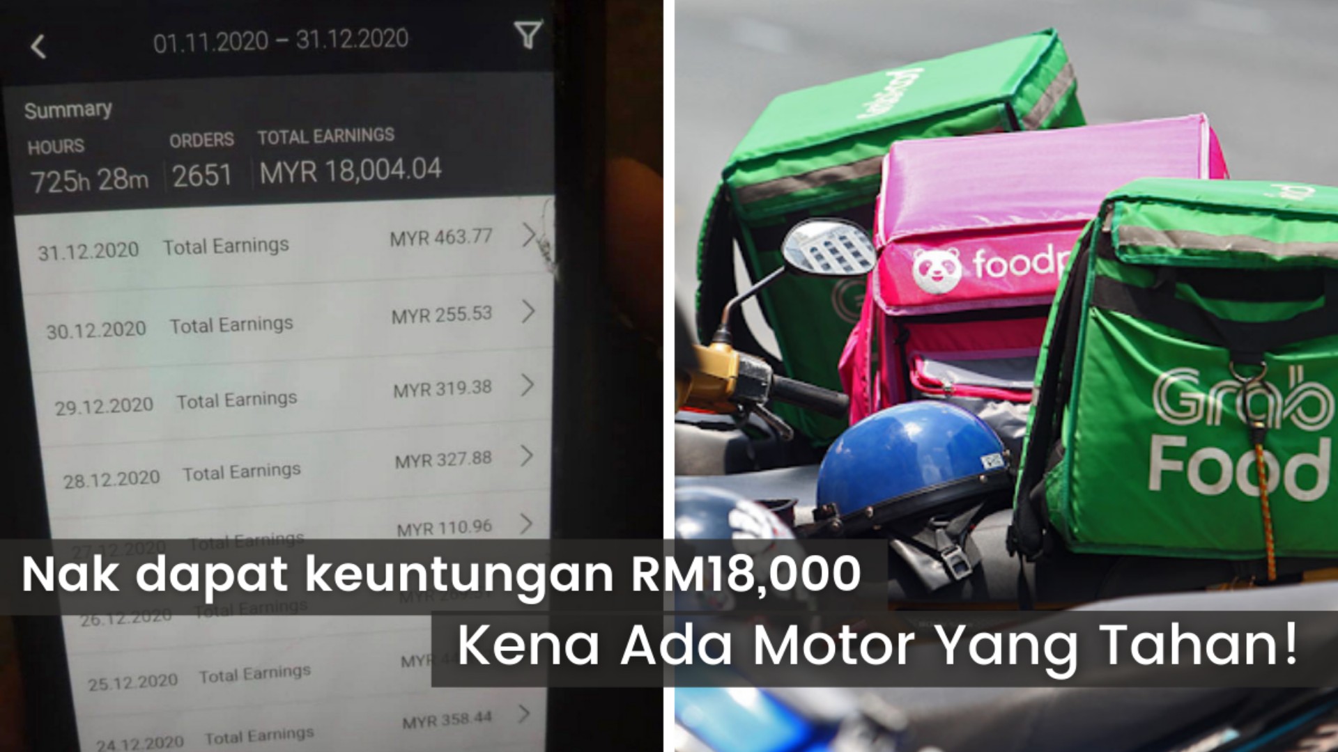 Motor Ini Dicipta Untuk Semua Penghantar Makanan! Murah & Tahan Lasak! 