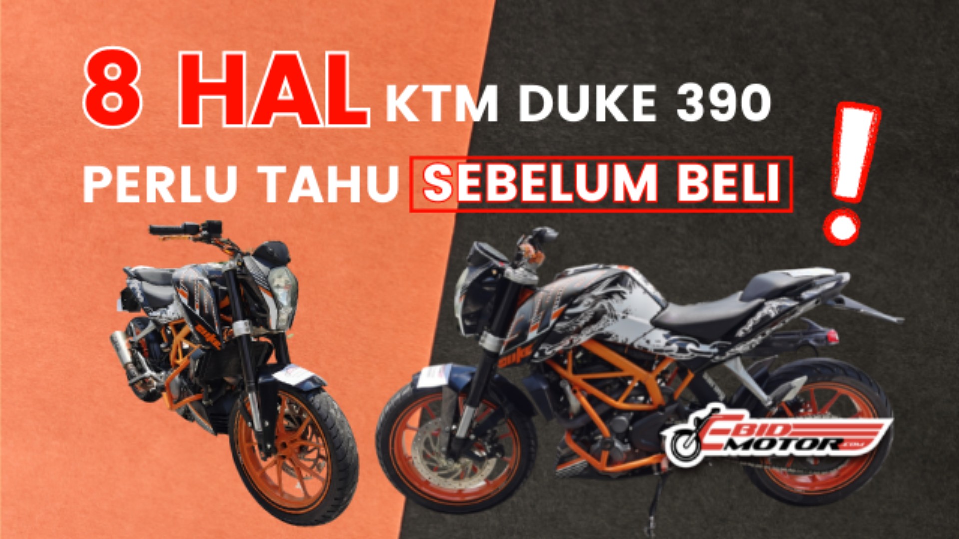 KTM Duke 390 Anda Sesuai Memilikinya? 