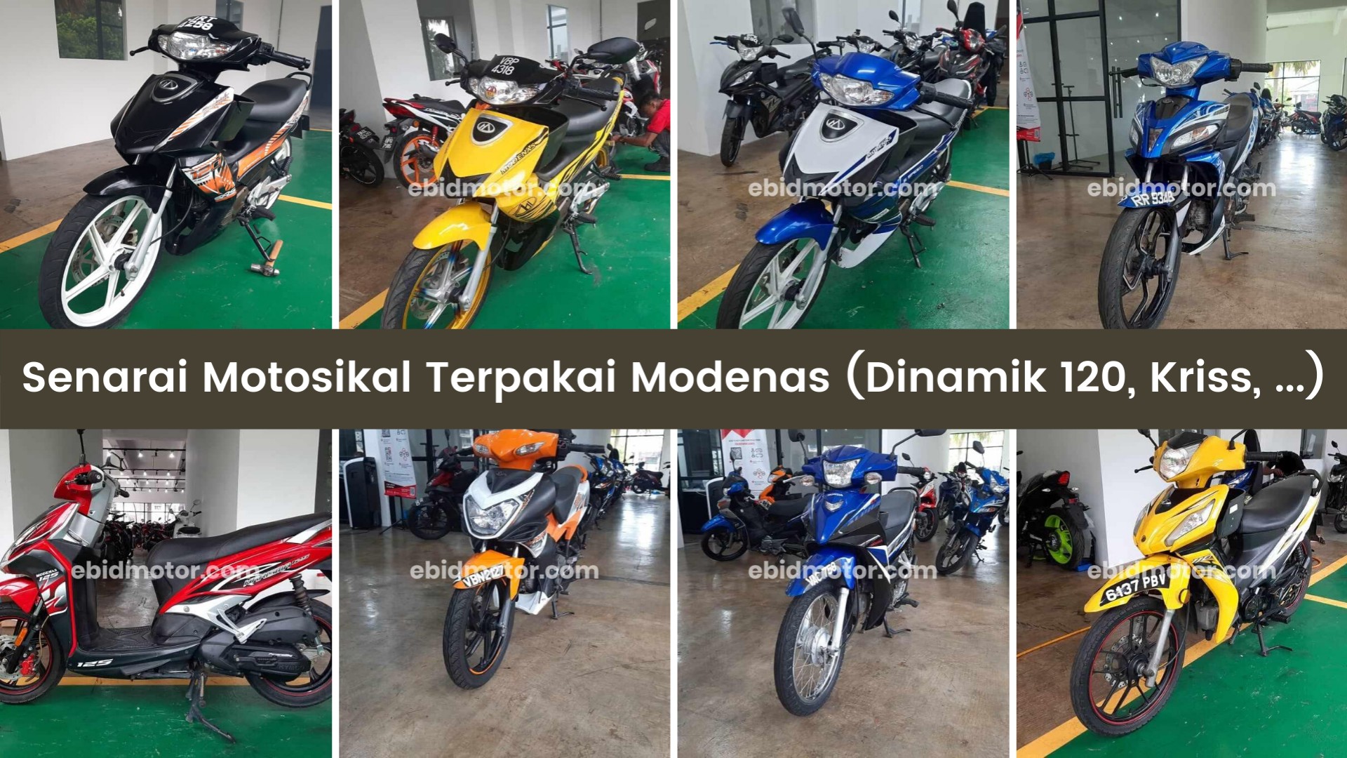 Motor Modenas terpakai yang berkualiti, design menarik & harga bawah RM2,300! 