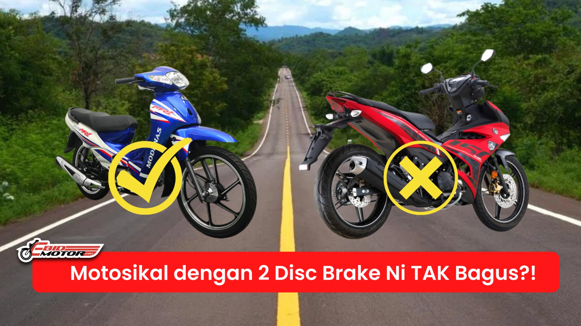 Kalau Motosikal Guna Disc Brake Lebih Selamat, Apesal Masih Ada Motosikal Yang Guna Drum Brake? 