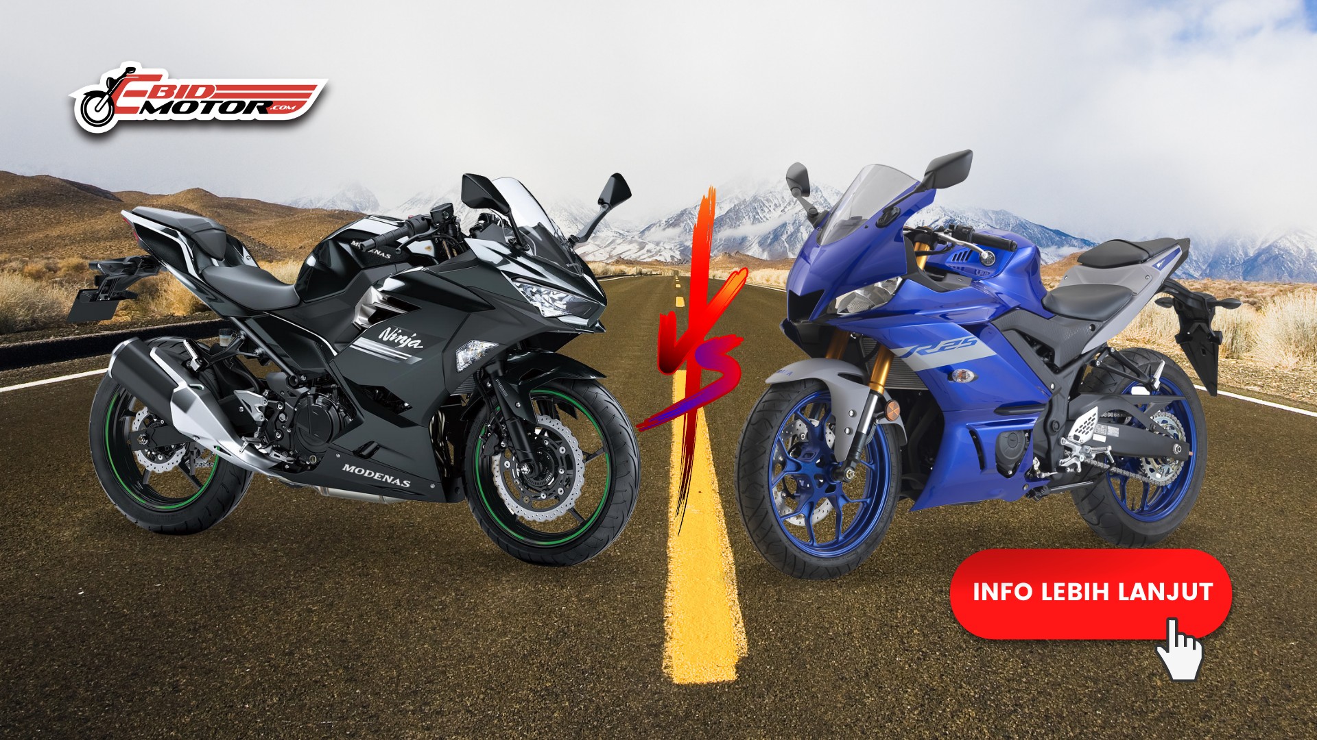 Modenas Ninja 250 VS Yamaha YZF-R25 : Baik Beli Sportbike Mana?