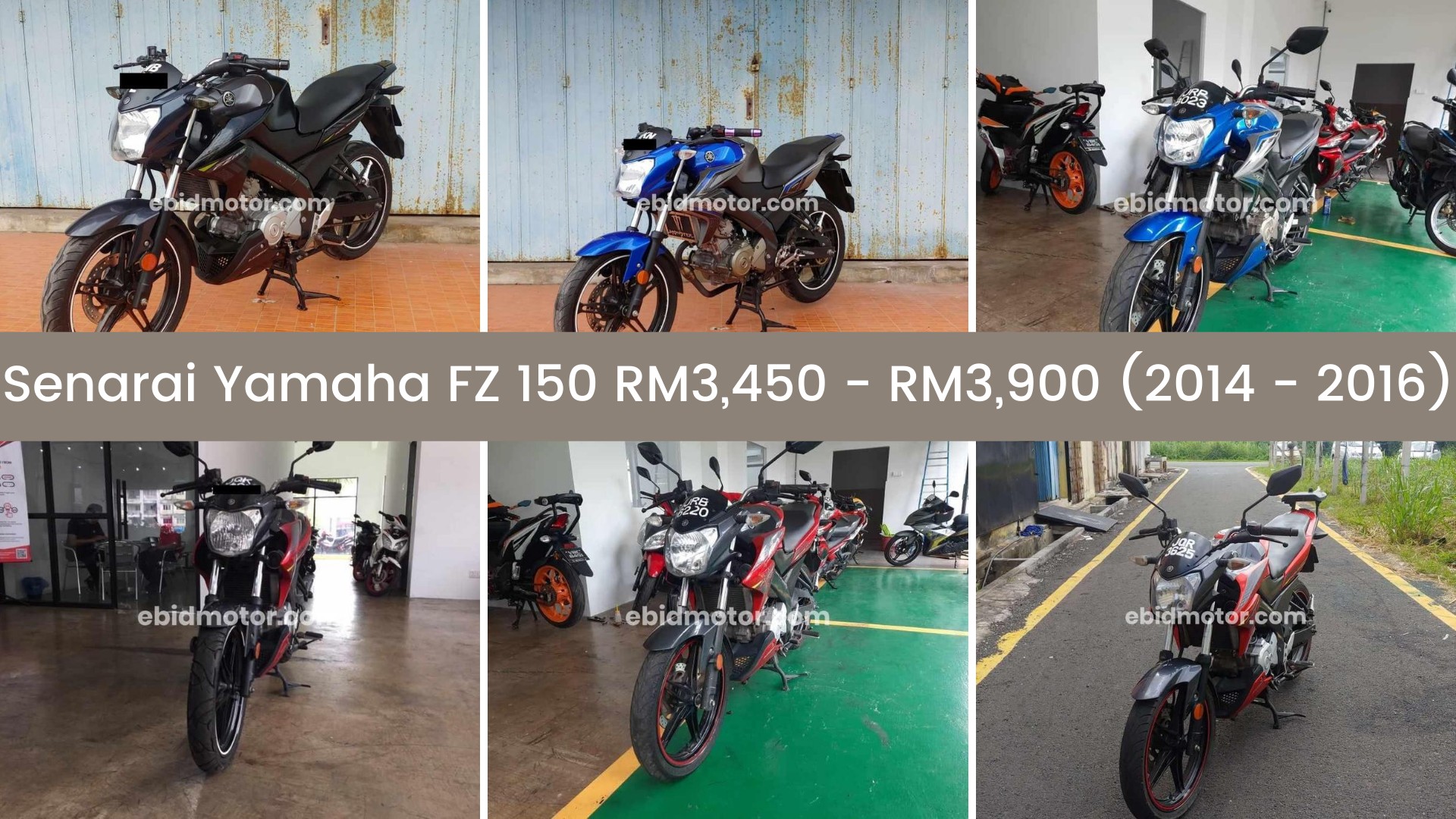 Harga Yamaha FZ150 Kami Bawah Drpd Harga Pasaran! Jangan Lepaskan Peluang! 