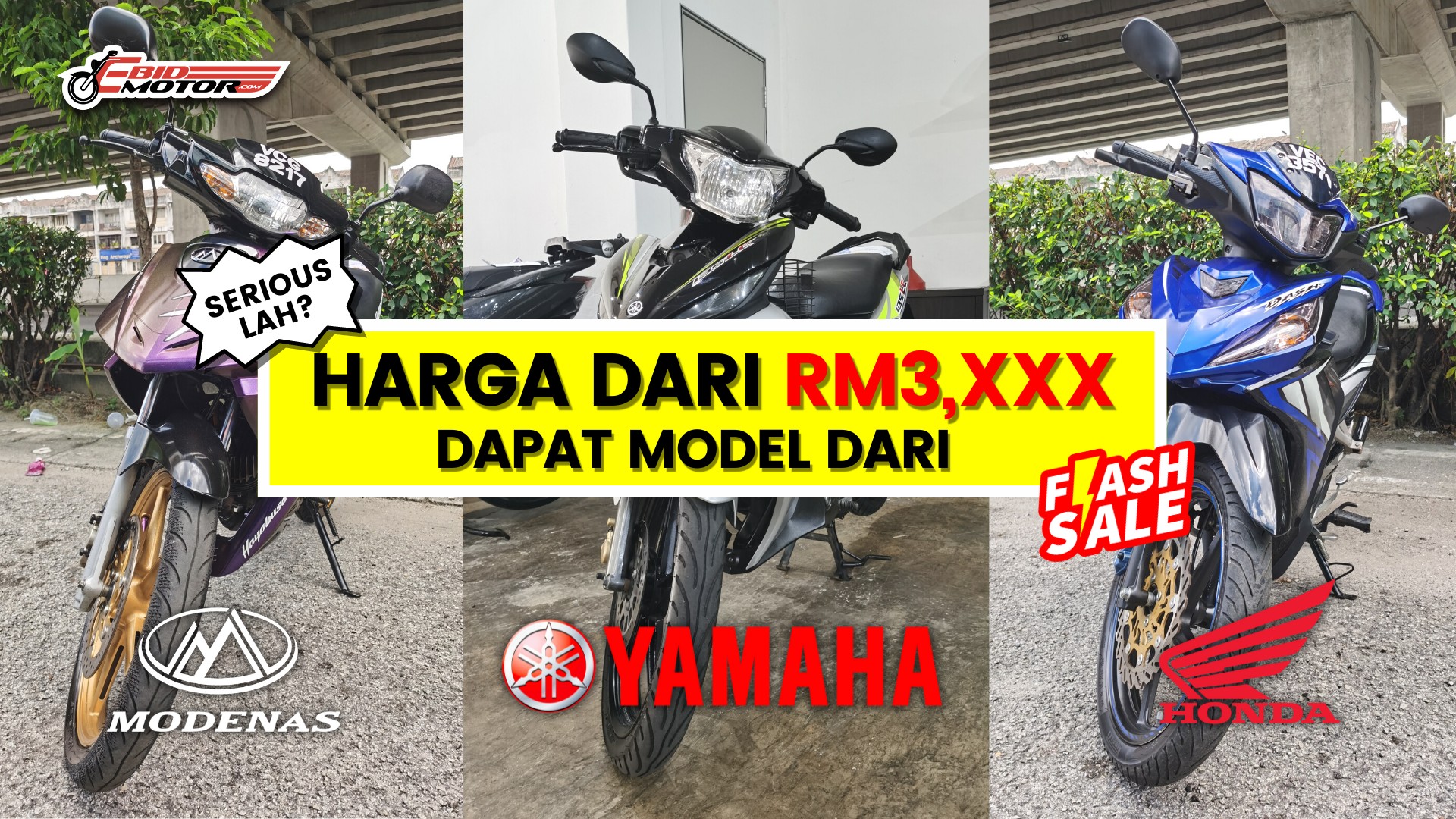 #Katalog: Senarai Motor Bajet Jimat Hingga 80% Daripada Harga Asal!