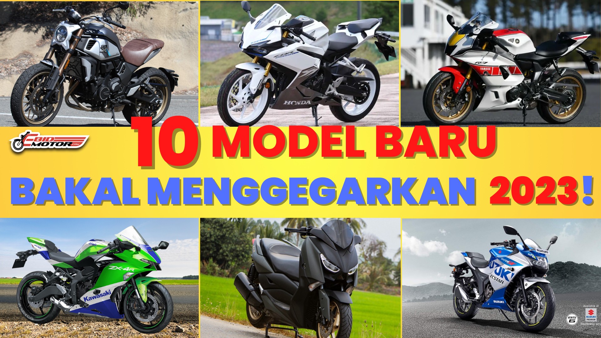 10 Model Motosikal Confirmed Bakal Masuk Malaysia Pada 2023!
